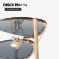 DISCHEN Bargain price Sunray New Men and Women Fashion Punk Style Frameless Sunglasses UV400 Outdoor Travel Luxury Sun Glasses. 