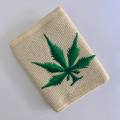 Hemp Embroidered Hemp Wallet for Men. 