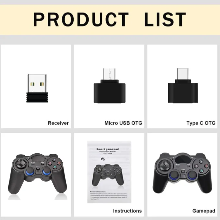 Universal%20Gaming%20Controller%202.4%20Ghz%20Android%20PC%20PS3%20-%20Image%202