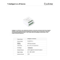 Mini Smart Switch Breaker Wireless Switches 10A Compatible with Tuya for Smart Home Automation. 
