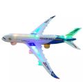 Airplane Toys for Kids, Bump and Go Action Airbus A380 Model Airplane Toy for Boys and Girls with Flashing Light Up, Real Jet Sound – Battery Powered Electric Plane. 