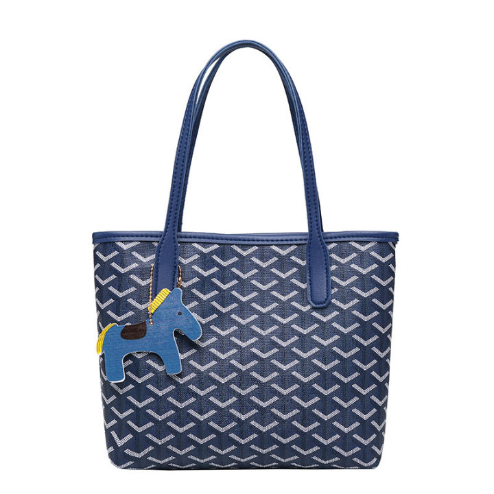 Korean version of dog tooth bag 2022hand bag foreign trade fashion bag wholesale bucket bag shoulder bag printed handbag