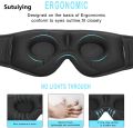Sutuiying VIP Sleep Headphones, Bluetooth 5.0 Wireless 3D Eye Mask, Headset with Microphone, Side Breathable, Sleeper, Travel Phone and Music. 