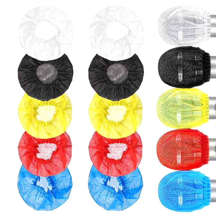 400Pcs%20Handheld%20Microphone%20Hood%20Windscreen%20for%20Karaoke%20KTV%20Recording%20Studio%20White%20-%20Image%205