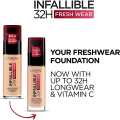 Loreal Infallible Foundation 32Hr Fresh Wear 30ml. 