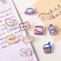 Office Supplies Binding Letter Clip Binder Clip Cartoon School Stationery Transparent Clip Paper Clip Binder Clips Snacks Sealing Clip. 