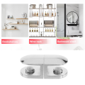 6 PCS Adjustable Glass Clamps 6 mm Glass Bracket Zinc Alloy Glass Shelves Holder Glass Clip for Bathroom Kitchen. 