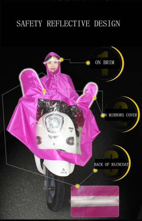 Waterproof%20Raincoat%20Adults%20Single-Person%20Poncho%20Transparent%20Hood%20-%20Image%203