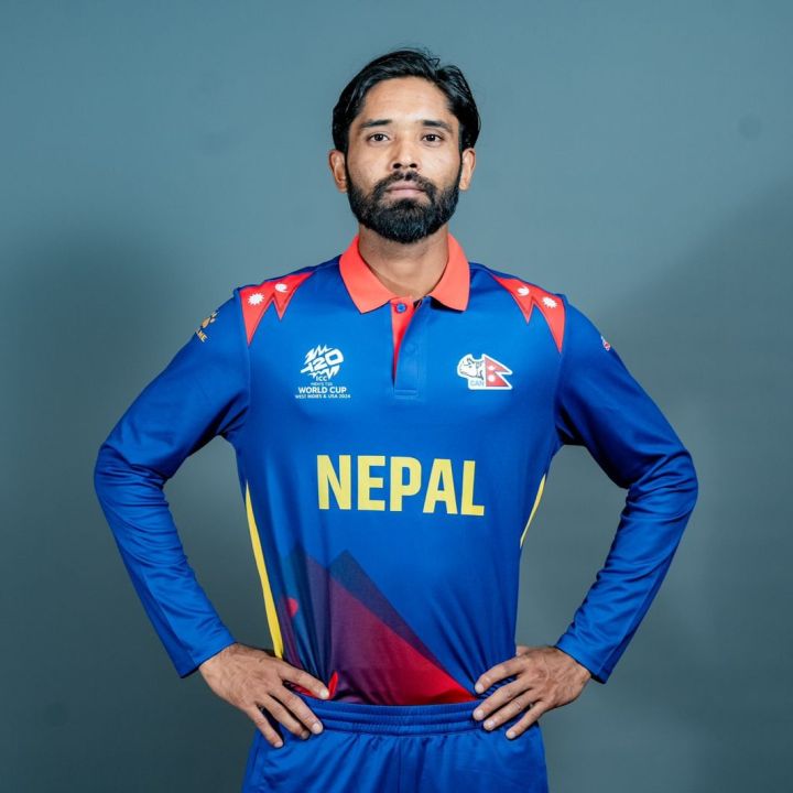 2024 ICC Men's T20 Official World Cup Jersey | Full Sleeve Nepal Cricket Jersey