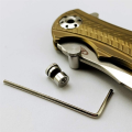 1Set Thumb Stud Replacement for Buck 110 Knife with Hex Wrench Easy Install. 
