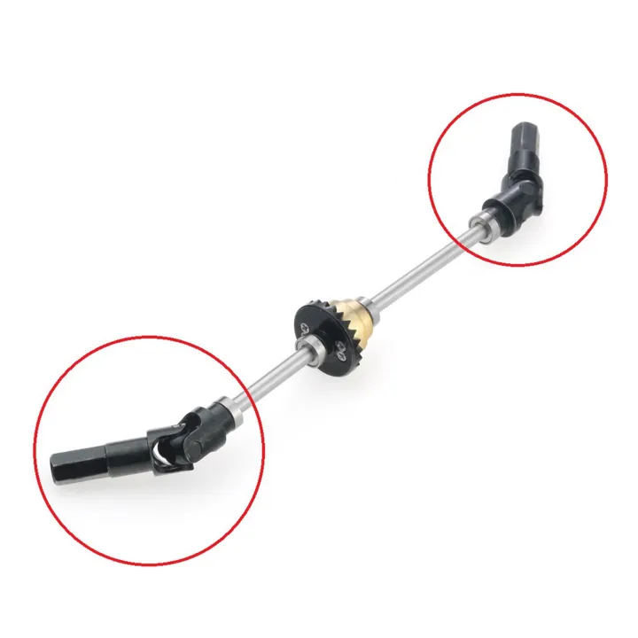 JAERBEE%206%20Pcs%20Metal%20Universal%20Drive%20Shaft%20for%20C14%20C24%20C34%20C44%20B14%20B16%20B24%20B36%201/16%20RC%20Car%20Parts%20-%20Image%202