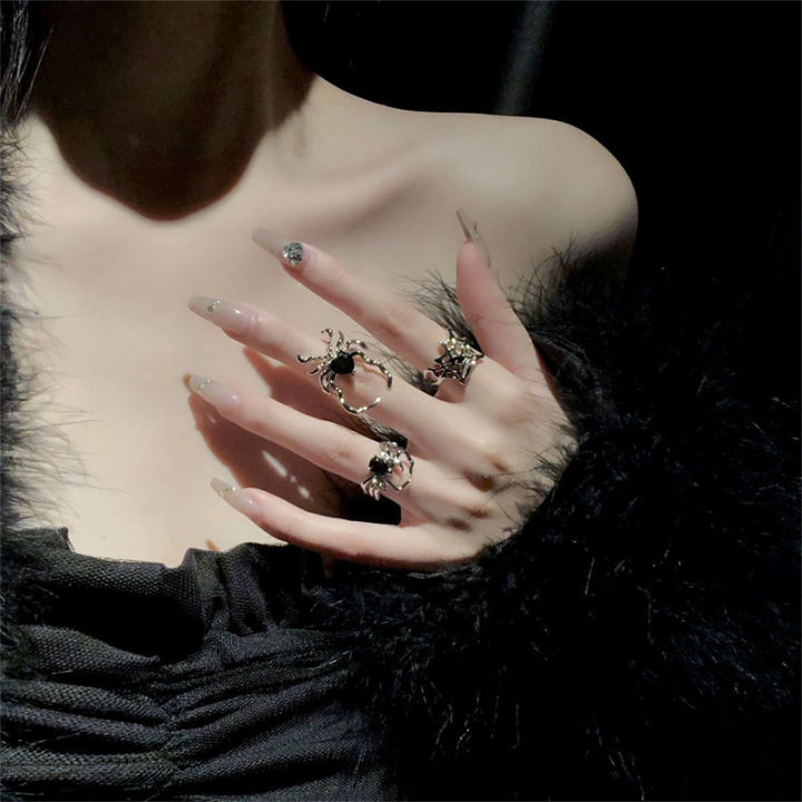Gothic%20Irregular%20Spider%20Webs%20Zircon%20Rings%20Punk%20Black%20Crystal%20Ring%20Dark%20Style%20Spider%20Animal%20Goth%20Open%20Rings%20For%20Women%20Jewelry%20YUMAN%20-%20Image%203