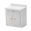 1/12 Scale Doll House Miniatures Kitchen Cabinets Set,White. 