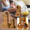 Piggy Bank Novel Shape Unique Design Money Saving Wooden Saving Money Coin Bank for Bedroom. 