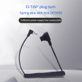 D-Tap to DC Power Cable Spring Power Wire with Lock for BMPC// Monitor. 