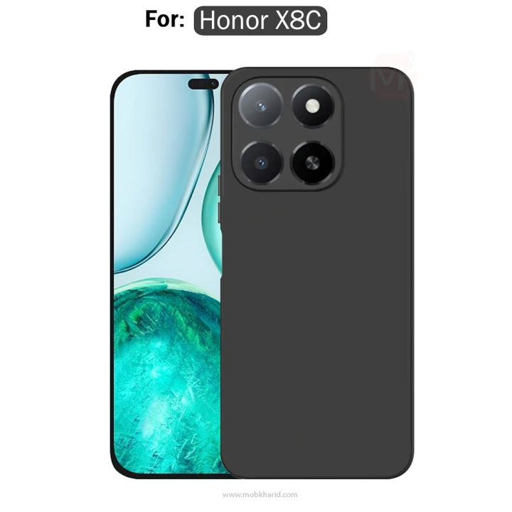 Silicone Case for Honor X8c 4G 2025 - Camera Protective Flexible Phone Back Cover