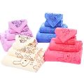3 Piece Baby Bath Towel Set. 