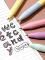 Japan TANOSEE Gel High-Value Color-Block Dopamine Color Large Capacity Exam Student Signature Girly J15 Black Pen Zebra Style. 