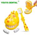 Dental Education Model Brushing Tooth Teaching Study Toy Giraffe Demo Model For Children Early Learning Kids Dental Gifts. 