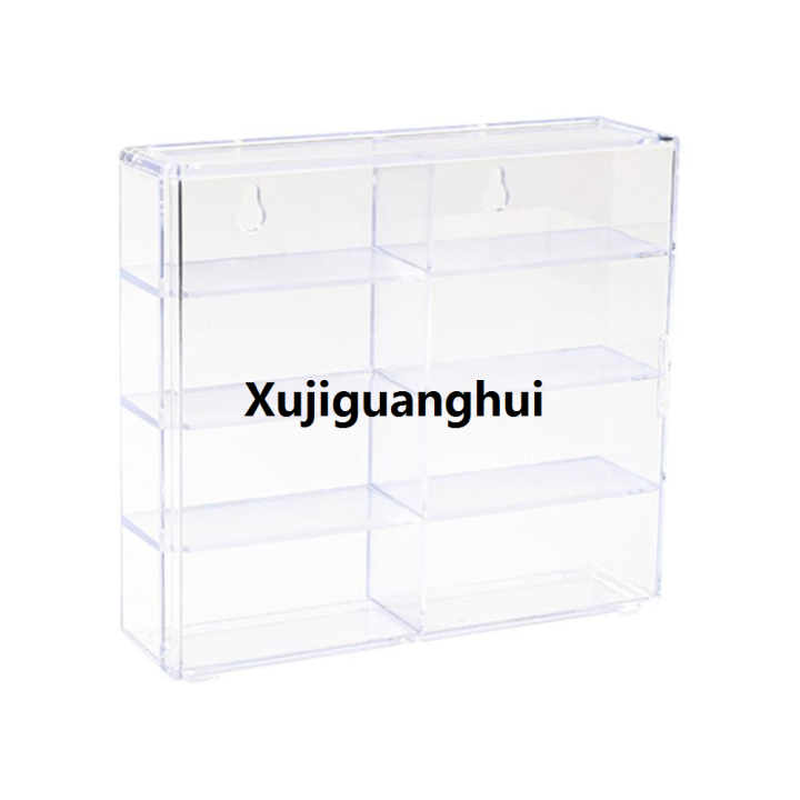 Xujiguanghui%20Stackable%201:64%20Toy%20Model%20Cars%20Display%20Box%208%20Grids%20Acrylic%20StLuxury%20orage%20Box%20Dustproof%20Wall%20Mounted%20Display%20Rack%20Hotwheels%20Cars%20-%20Image%202