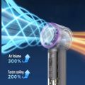 Powerful Semiconductor Refrigeration Handheld Fan 100 Gears Adjustable with Digital Display Small Electric Fan Rechargeable Atmosphere Lamp Mini Air Cooler Summer. 