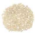 JSP Pack of 500 Pieces Half Cut Round Pearl Beads / Bead  Cream 8mm Mutlipurpose. 