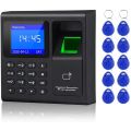 NAMUNY Biometric RFID Access Control System RFID Keypad USB Fingerprint System Electronic Time Clock Attendance Machine. 