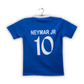 Neymar Jr 10 Printed Al Hilal Home Jersey Set For Kids. 