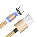 USLION Magnetic USB Charging Cable Fast Charging Nylon Braided for Type-C, Lightning, Micro USB. 