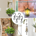 4 Pcs Swivel Plant Hanger Pots Hooks Heavy Duty Hanging Plant Hook 360 Degrees Swivel Metal Hooks for Indoor and Outdoor. 