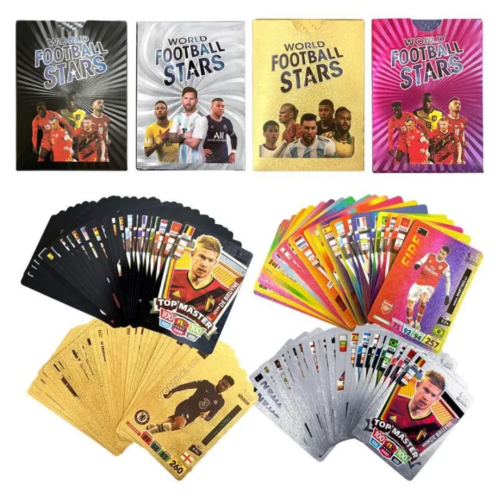 Football%20Cards%20Star%20Limited%20Edition%20Signature%20Series%20Trading%20Football%20Player%20Card%20Fan%20Gift%20Pack%20Gold%20Black%20Silver%20Colorful)%20Premiere%20Quality%20(PACK%20OF%2055%20Cards)%20-%20Image%203