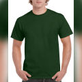 Plain T-Shirt Deep Green Color For summer.. 