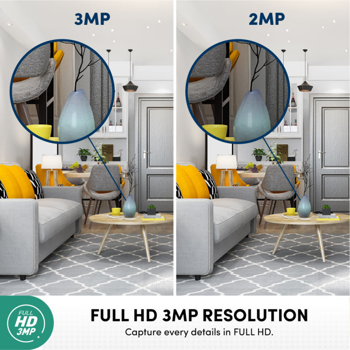 Prolink%20Dual%20Band%203MP%20Full%20HD%202304x1296px%20Home%20Security%20Wireless%20Wifi%20IP%20Camera%20Pan/Tilt/Zoom%20Motion%20Tracking%20&%20Detection%20Night%20Vision%20Ceiling%20Mount%20-%20DS-3105%20-%20Image%203