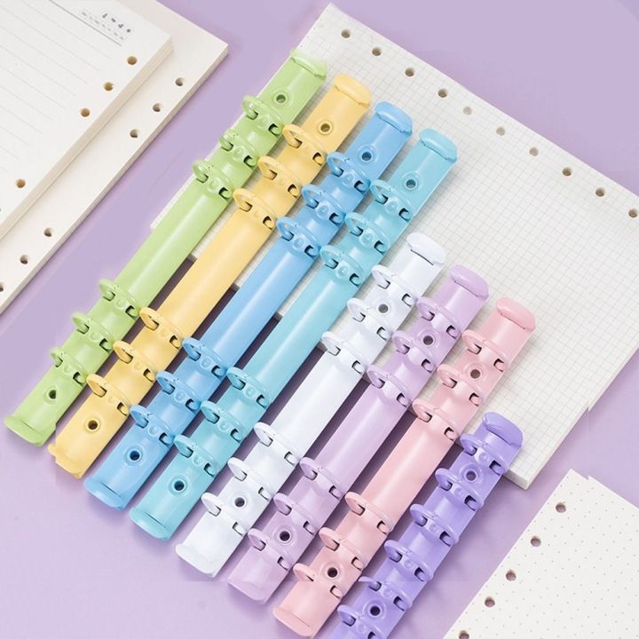 Durable Detachable Metal Spiral Rings Binder Clip DIY Diary A8 Paper Binder Clips High Quality Album Loose Leaf Ring Notebook Planner