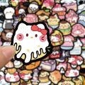 Uonevic ody anime My Melitty Kello Kthings Sanrio cartoon cute funny food 10/30/50pcs New sticker aesthetics Huromi decals kawaii kids sticker toys. 