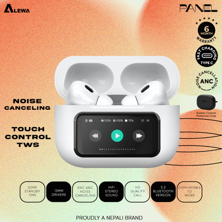 Alewa%20PANEL%20Earbuds%20%7C%20ANC%20+%20ENC%20%7C%20Free%20Cover%20%7C%20Touch%20Screen%20%7C%20Bluetooth%205.3%20True%20Wireless%20In%20Ear%20Earbuds%20-%20Image%203