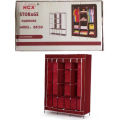DIY Metal Cloth Wardrobe – 3 Layer Portable Storage Shelf Rack with Non-Woven Fabric, Foldable & Fancy Design | Cloth Daraz. 
