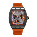 [ZIDO] Fully Automatic Quartz Luminous Sports Richard Style Men's Watch. 
