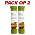 GNC Apple Cider Vinegar 750mg- 15 Effervescent Tablets (Pack of 2) With The Mother Supports Weight Loss For Healthy Gut & Digestion. 