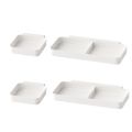 4PCS Practical Plastic Hanging Storage Box Wall Mounted Space Saving Stationery Storage Box with Dividers Drawers Hanging Organizer Office. 