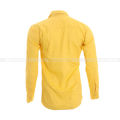 Mustard Yellow Cotton Plain Shirt For Men. 