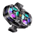 SL07 Digital Tempereture Display Dual Cooling Fan Cell Phone Radiator Mobile Phone Cooler. 