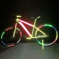 Kqueebee Reflective Tape Fluorescent Bike Bicycle Cycling Reflective Stickers Adhesive Tape Bike Stickers Bicycle Accessories Blue. 