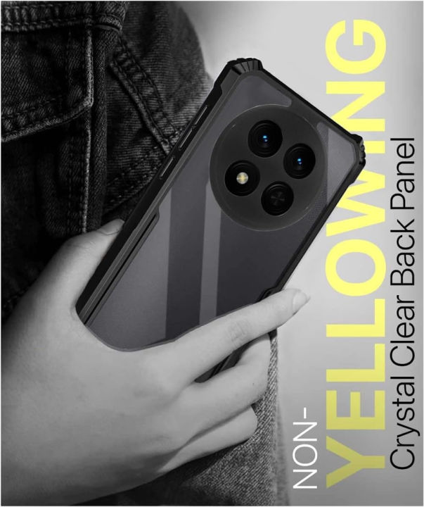 For%20Honor%20X9C%20/%20X60%20Pro%205G%20Back%20Bumper%20%20Case%20-%20Clear%20PC%20Back%20Hybrid%20Transparent%20Phone%20Cover%20-%20Image%203