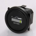 JINMY 2X 12V/24V/36V/48V/72V LED Digital Battery Indicator Waterproof Meter Gauge Battery Indicator for Go-Lf Ca-Rt. 