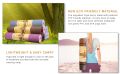Eco Friendly TPE Yoga Mat Dual Layer , Double Colored  Eco Friendly Yoga Mat  6 Mm  Color may Vary ,  Dual Color. 