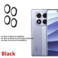 2025>2025 For Redmi Note 14 Pro 13 Pro+ 5G Back Lens Ring Metal Glass Cover Redmy Fro Xiaomi 14T 13T Poco X6 F6 Pro Camera Protector Case. 
