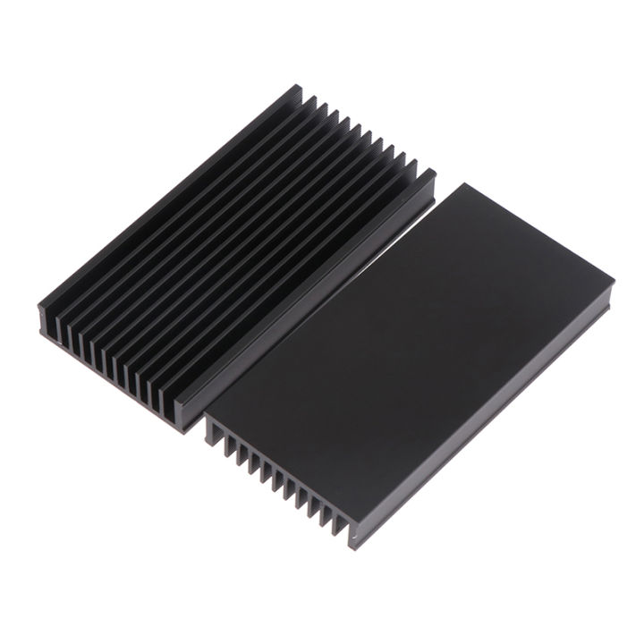New specials 1Pc 50*100*12.7mm Aluminum Heatsink Cooler Radiator For High Power LED IC Fan Power Amplifier Heat Sink Eatop