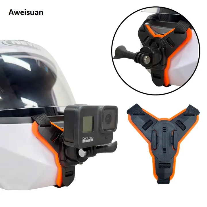 Aweisuan%20Action%20Camera%20Accessorie%20Helmet%20Strap%20For%20Gopro%2013%2012%2011%2010%209%20Insta%20Bargain%20price%20360%20DJI%20Osmo%20Magnetic%20Adaptor%20Chin%20Strap%20Mount%20Holder%20Set%20-%20Image%202