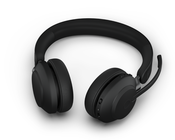 Jabra%20Evolve2%2065%20MS%20Wireless%20Headphones%20with%20Link380C,%20Stereo,%20Black%20-%20Image%202